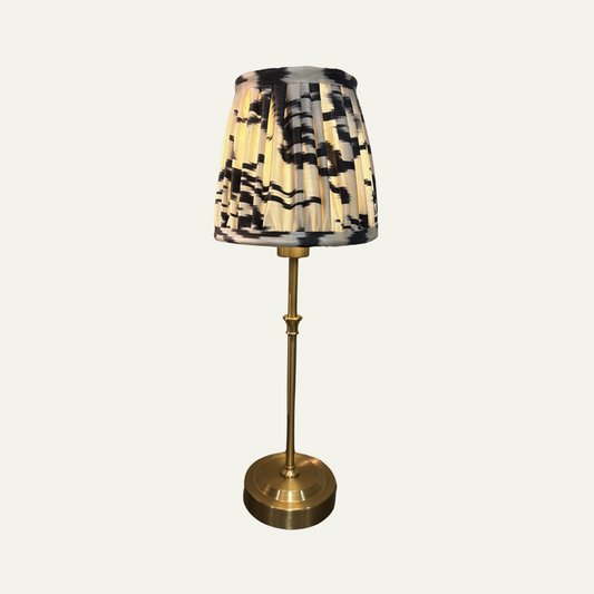 Draadloze tafellamp Black & White Ikat