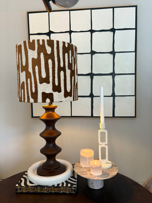 Lampenkap Velvet Caramel