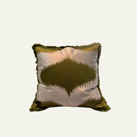 Colmore Kussen Groen Zilver