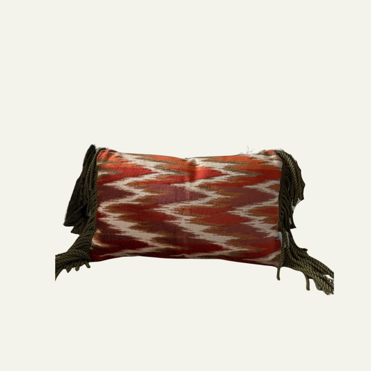 Terra Ikat – handgemaakte kussenhoes