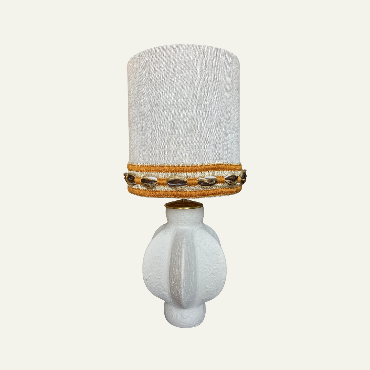 Lamp Off-White Sculpt | Coastal Charm