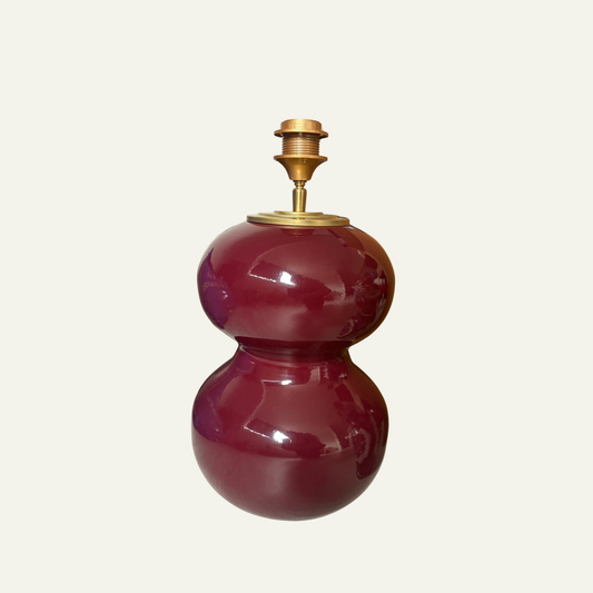 Bordeaux Muse – handgemaakte lampenvoet