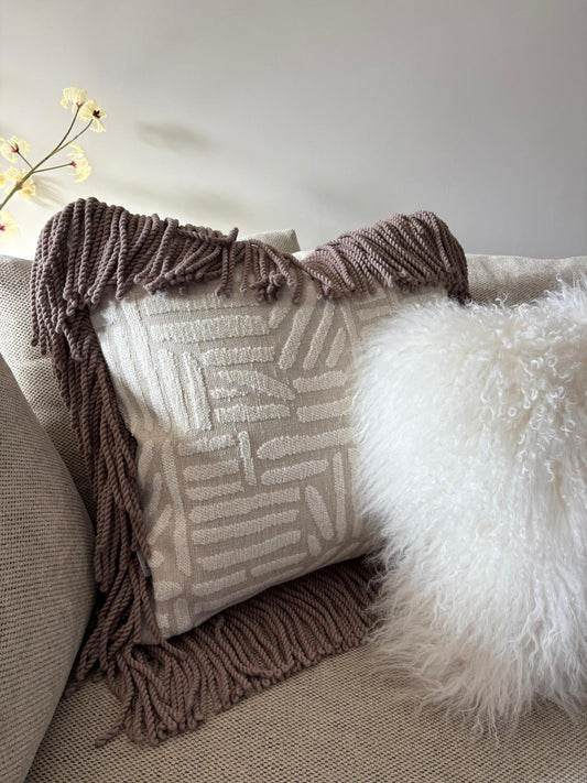 Moka Blend – handgemaakte kussenhoes